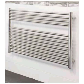 Radox Premier XL Flat Horizontal Polished Stainless Steel Towel Rails
