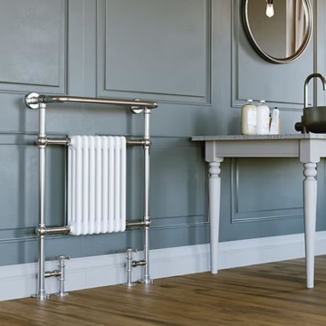 Radox Taurus Columbine Chrome Traditional Towel Radiator