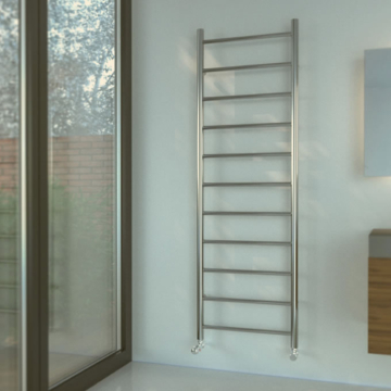Radox Premier XL Flat Polished Stainless Steel Towel Rails