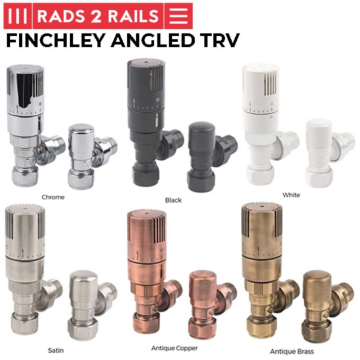Rads 2 Rails Finchley Angled TRV Set