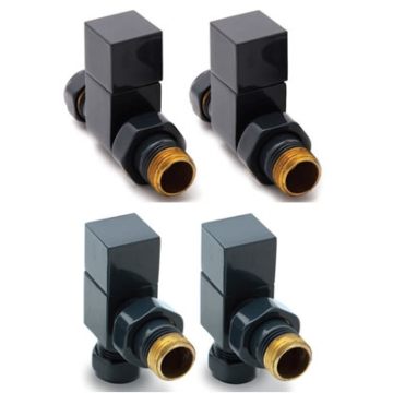 Reina Loge Anthracite Radiator Valves