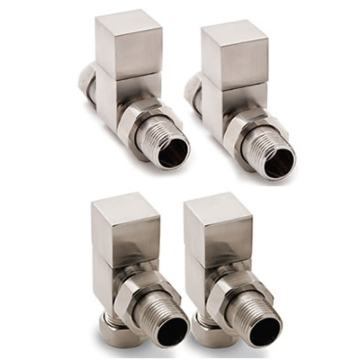 Reina Loge Brushed Radiator Valves