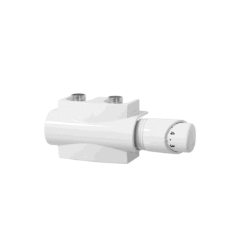 Reina Modal TRV Anthracite Radiator Valve with Lock Shield Valve