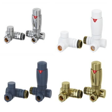 Reina Modal TRV Dual Fuel Corner Valves with Lockshield