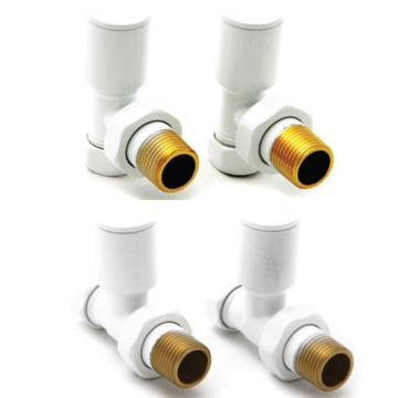 Reina Portland White Radiator Valves