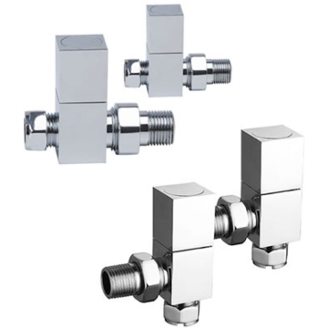 Reina Richmond Cube Chrome Radiator Valves