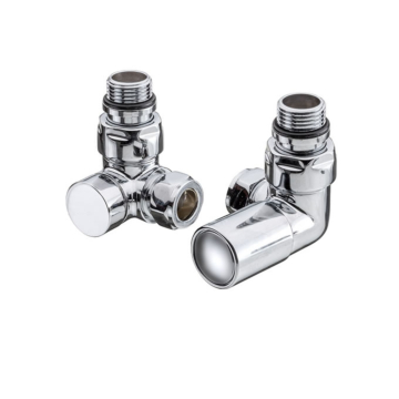 Supplies4Heat Darwin Chrome Corner Valve Set