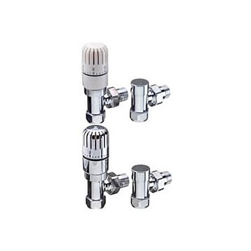 Supplies4Heat Wellington TRV and Lock Shield