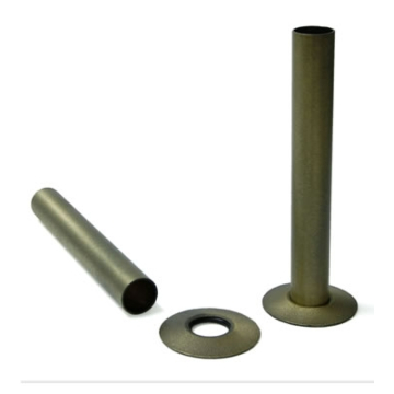 Radiator Pipe Sleeve Kit - Old English Brass