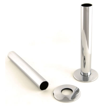 Radiator Pipe Sleeve Kit - Chrome