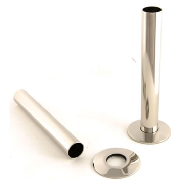 Radiator Pipe Sleeve Kit - Polished Nickel
