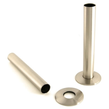 Radiator Pipe Sleeve Kit - Satin Nickel