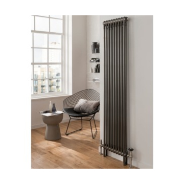 Column Radiators 3 Column Vertical Radiators in Bare Metal Lacquer