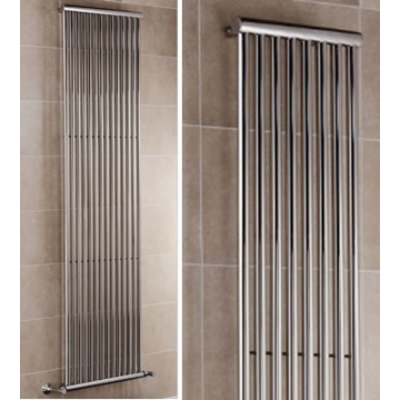 Thirsk Polished Stainless Steel Designer Radiator