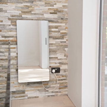 Inspired Vetro Electric Frame Glass Radiator