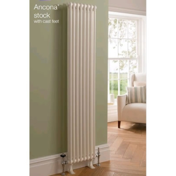 TRC Ancona 2 Column 1800mm High Radiators - Stock in White
