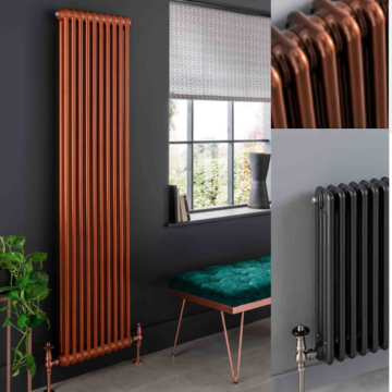 TRC Ancona Feature Finishes 3 Column 1800mm High Radiators