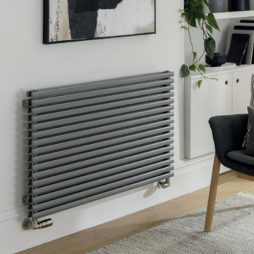 The Radiator Company Ellipsis 30 Horizontal White Radiators