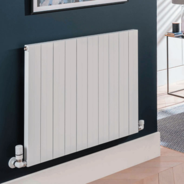 Centre Line Horizontal White Aluminium Radiators