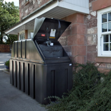 Tuffa Tanks 1350SLBFP 1150Litre Plastic Fire Protected Heating Oil Tank