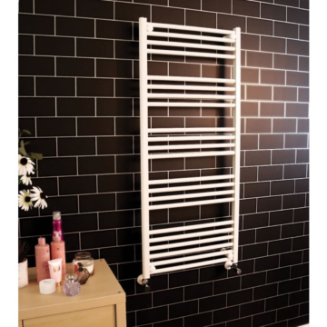 Ultraheat Kupka White Aluminium Towel Rails