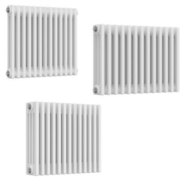 Inspired Classico Horizontal White Column Radiators