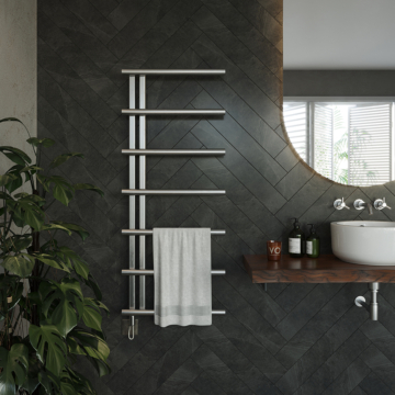 Aeon Vera Electric Stainless Steel Towel Rails