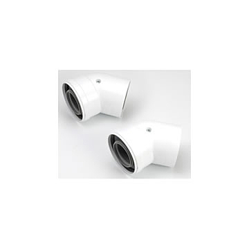 Viessmann Vitodens 45 Degree Flue Bends (Pair)