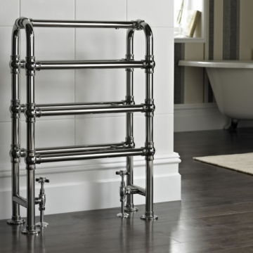 Vogue Arcadia Floor Mounted Traditional Towel Rail