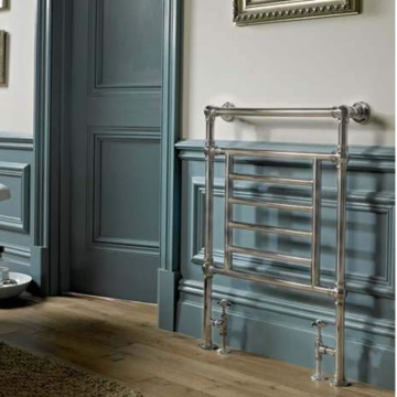 Vogue Elizabeth Chrome Floor mounted Traditional Towel Rail