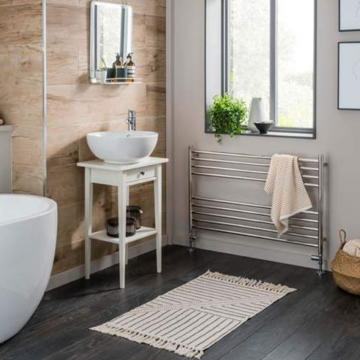 Vogue Pearl Polished Stainless Steel Towel Rails