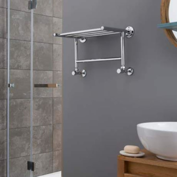 Vogue Solo Chrome Plated Towel Rails