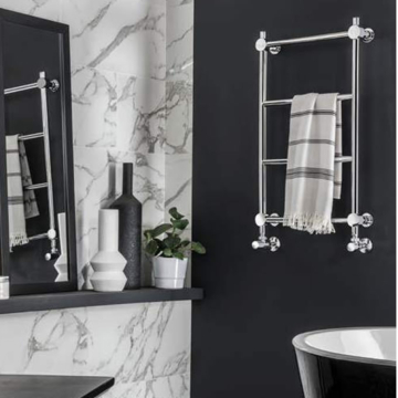 Vogue Venture Wall Mounted Brass Towel Rails