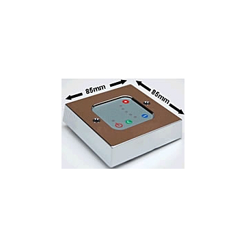 Ultraheat Chrome Digital Wall Plate Control for Electric Element