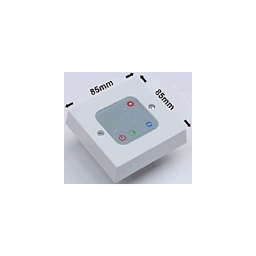 White Digital Wall Plate Control for Electric Element