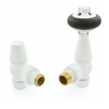 Faringdon White TRV Radiator Valve Sets