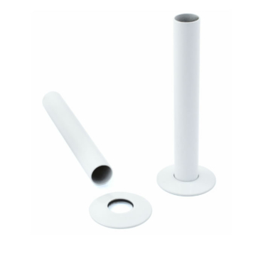 Radiator Pipe Sleeve Kit - White