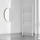 Richmond Electric Straight White Towel Rails