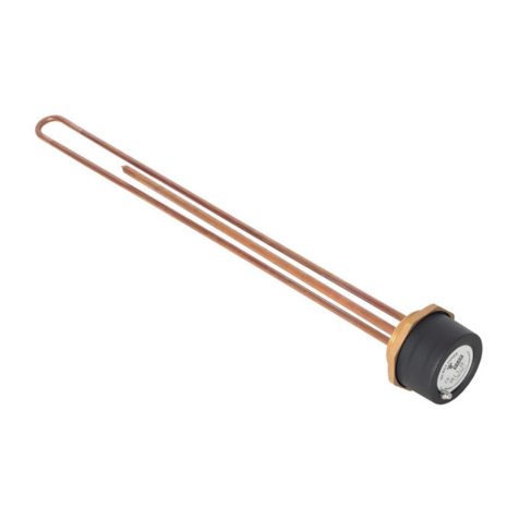 Copper Immersion Heaters with Thermostats