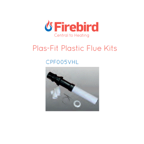 Firebird Plas-Fit Vertical 3m Balanced Flue Kit