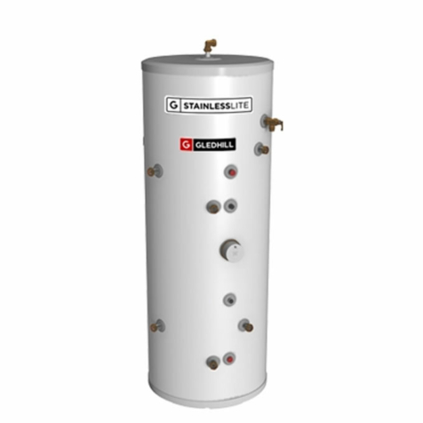Gledhill StainlessLite Plus Solar Indirect Unvented Cylinders