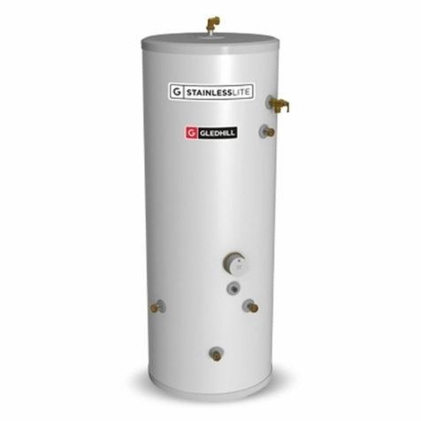 Gledhill StainlessLite Plus Indirect Unvented Cylinders