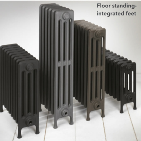 MHS Clasico Floor Mounted Cast Iron Radiators in Colours and Special Effects