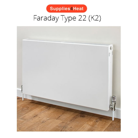 Supplies4Heat Faraday Type 22 500mm High Radiators in RAL Colours